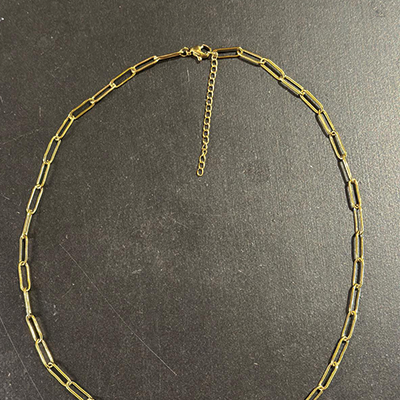 Ankerkette weit gold mit Verschluss 45cm