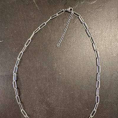 Ankerkette weit silber mit Verschluss 45cm