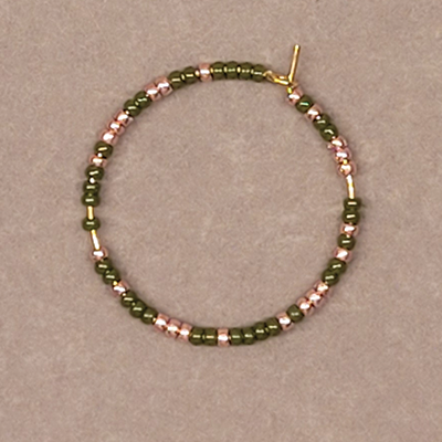 Miyuki Ohrringe 20mm