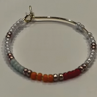 Miyuki Ohrringe 50mm