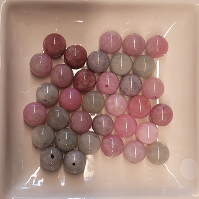 10mm macaron Achatstein Perle