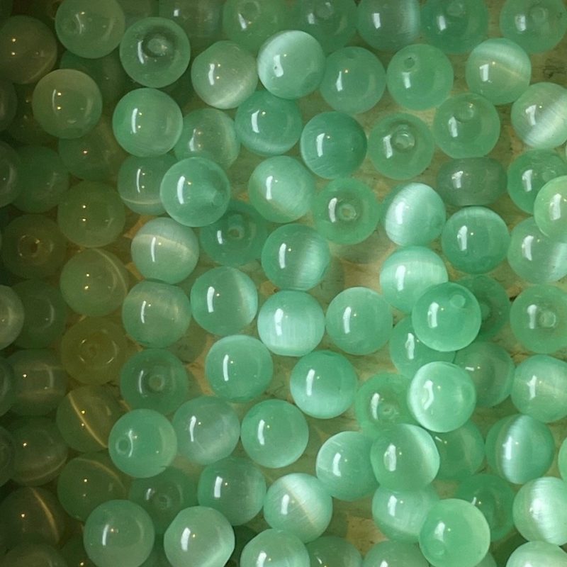 7mm türkis Achatstein Perle