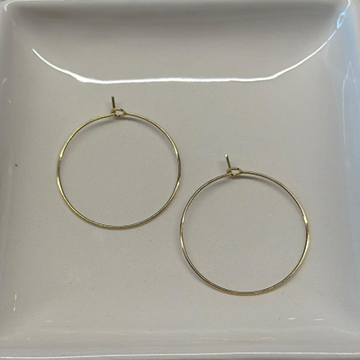 Creole 20mm gold dünn