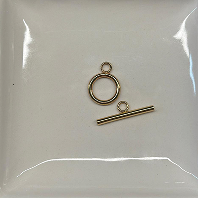 Knebelverschluss gold 14mm