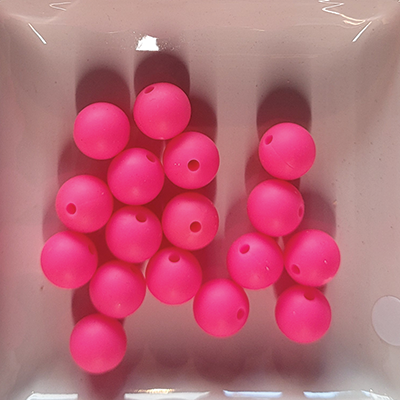 Silikon Perle pink 10mm