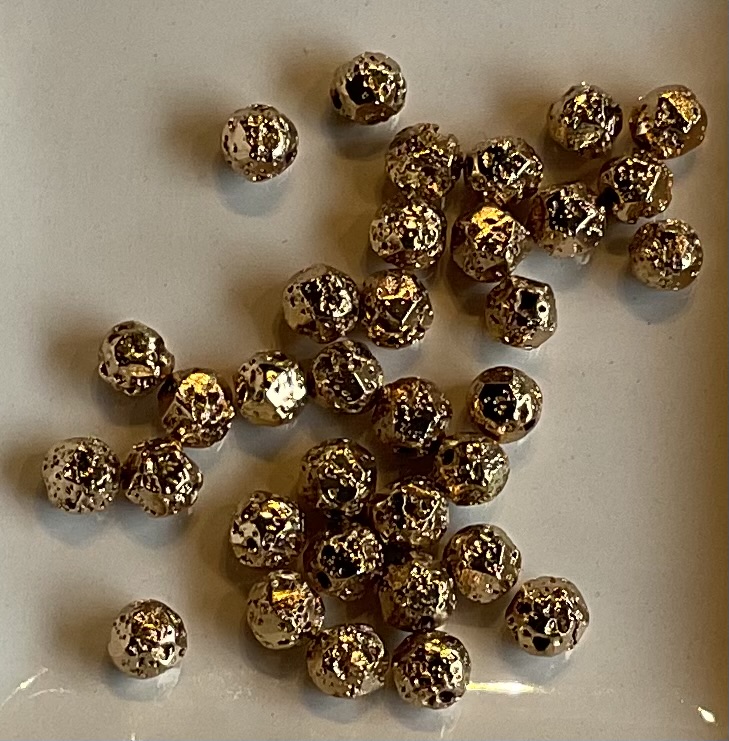 Edelstahl Perle gold 6mm