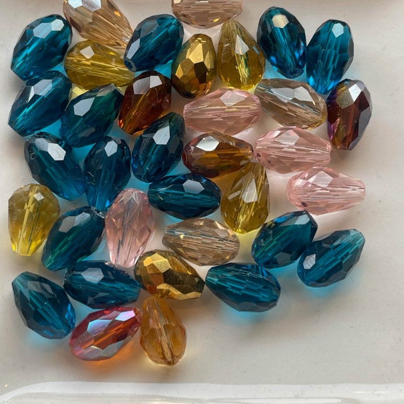 Glas Perle bunt 12mm