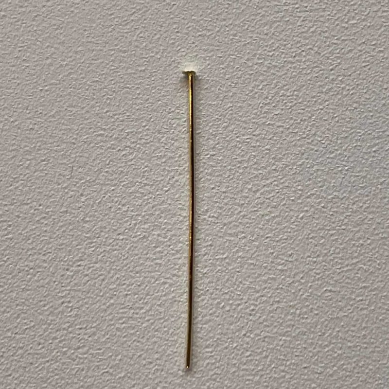 50mm Nietstift Flachkopf gold