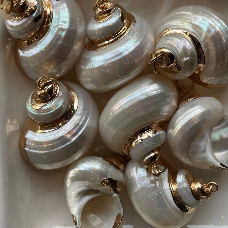 Anhänger Muschel weiß