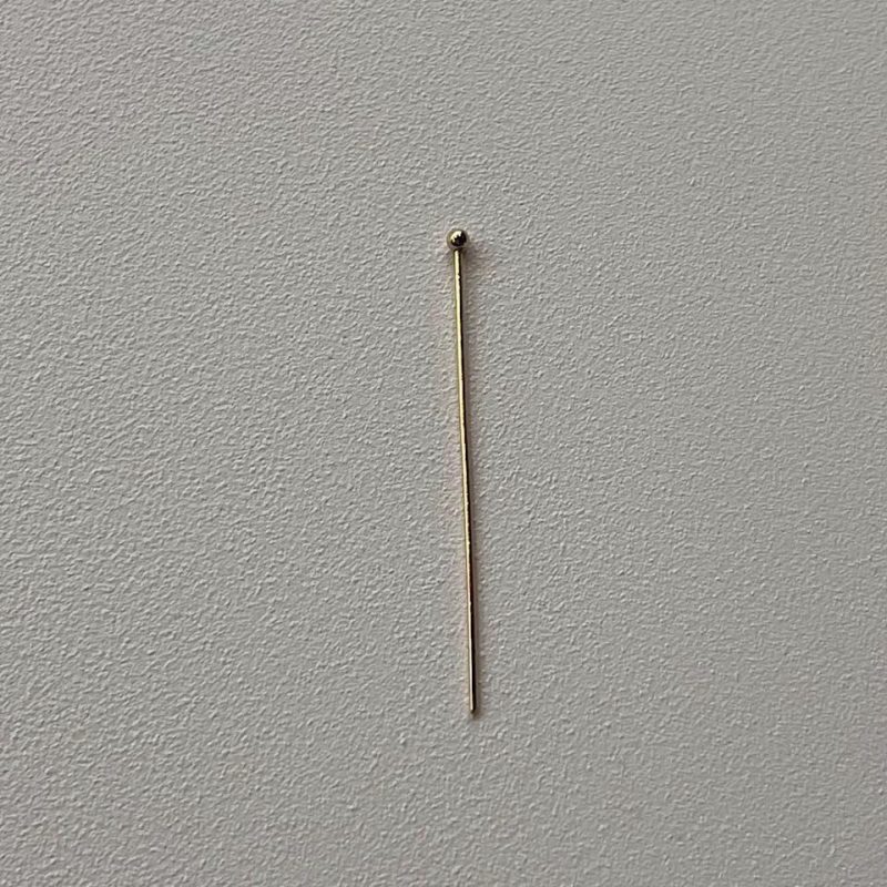 20mm Nietstift Kugelkopf gold