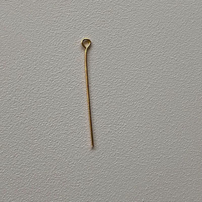 50mm Nietstift Ösenkopf gold