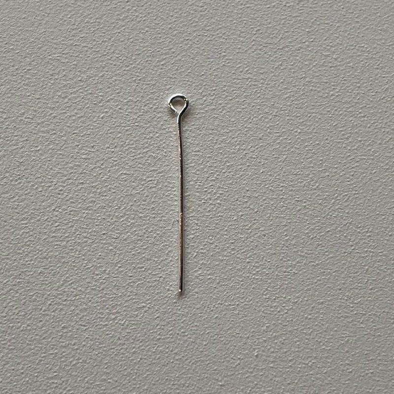 50mm Nietstift Ösenkopf silber