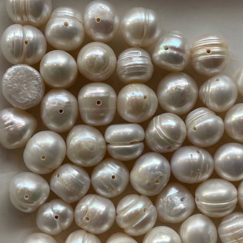 Süßwasserperle weiß 6mm