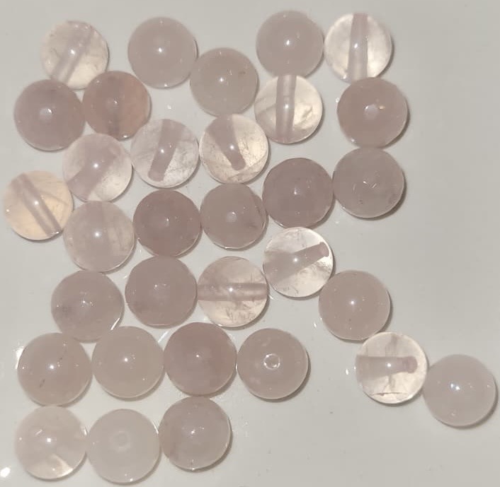 8mm hellrosa Achatstein Perle