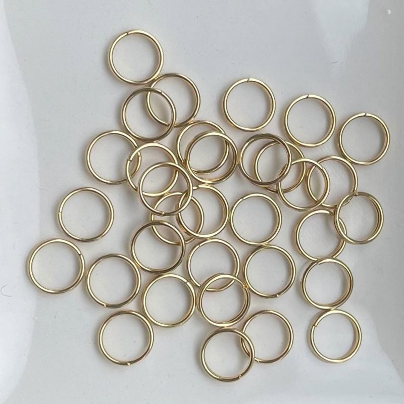 8mm gold Spaltring