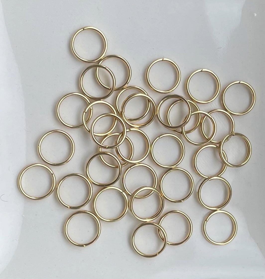 8mm gold Spaltring