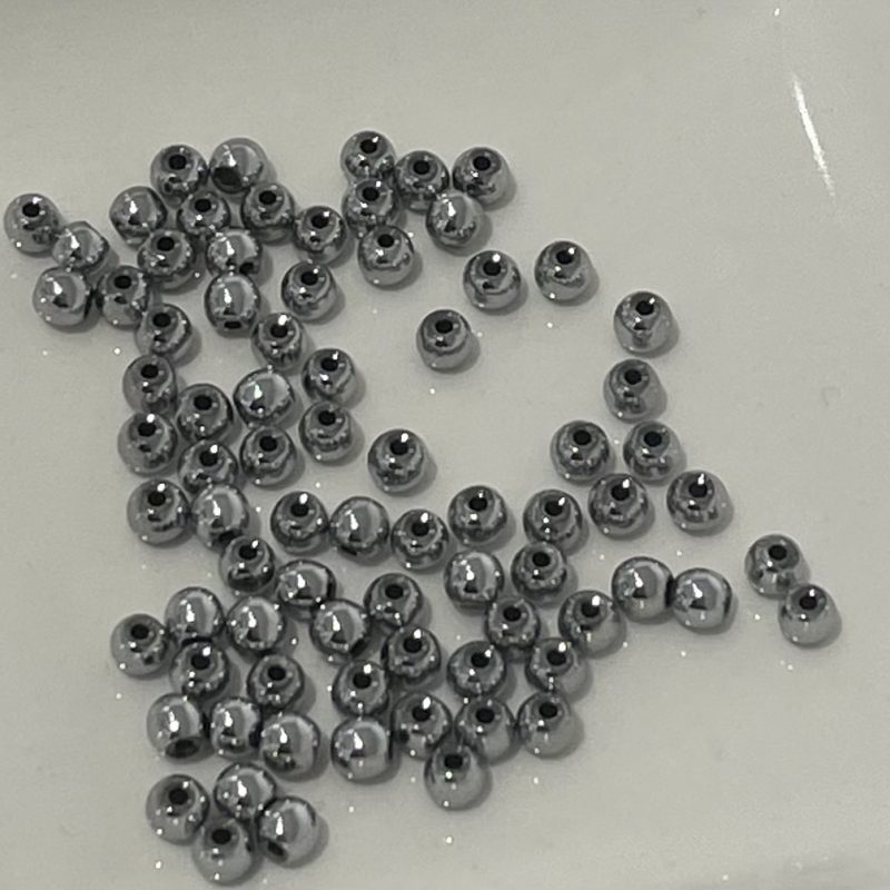 Edelstahl Perle silber 4mm