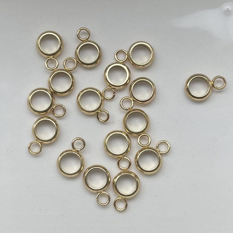 Edelstahl Ring mit Anhänger 5mm