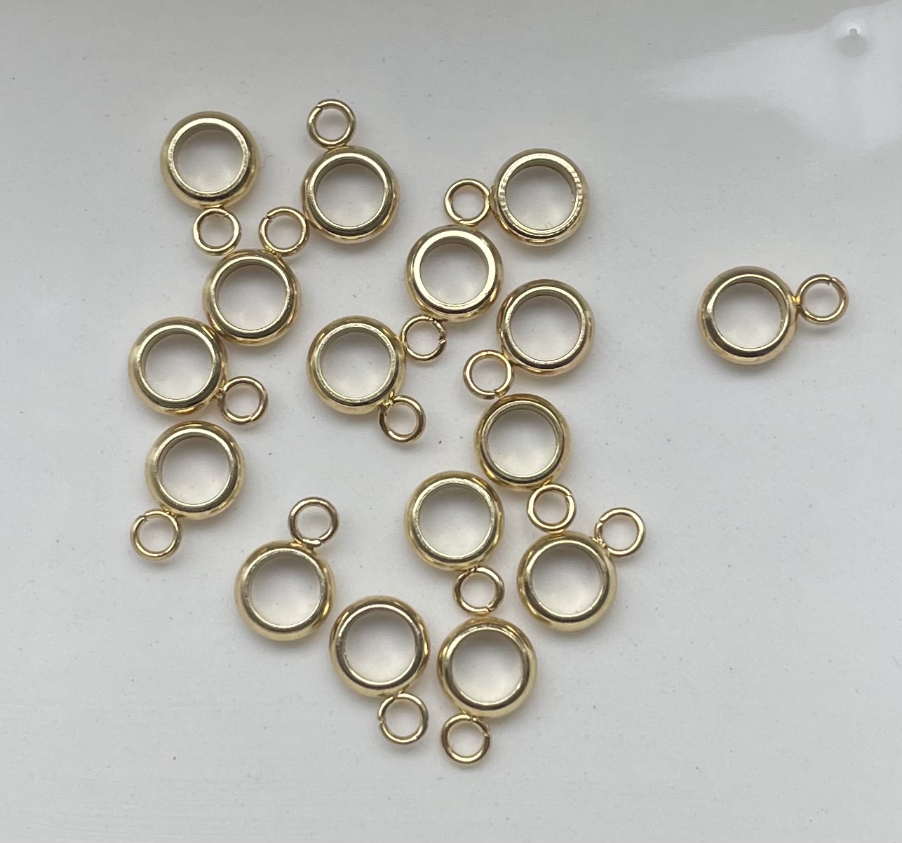 Edelstahl Ring mit Anhänger 5mm