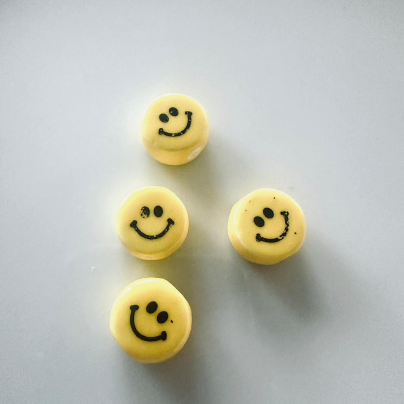 gelb Smiley Keramik
