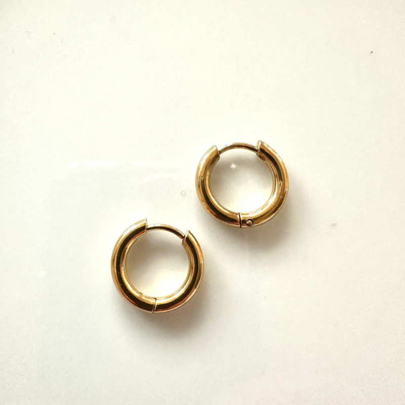 Creole 15mm gold dick